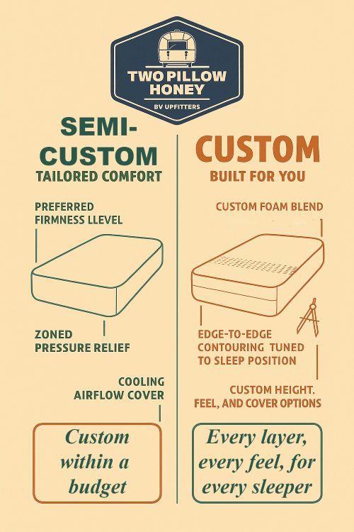 Twin Bed Custom Mattress for Airstream set (2 Mattresses) image 7