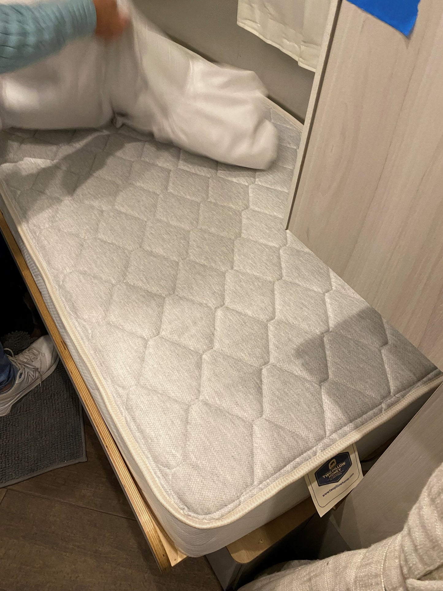 Twin Bed Custom Mattress for Airstream set (2 Mattresses) image 0