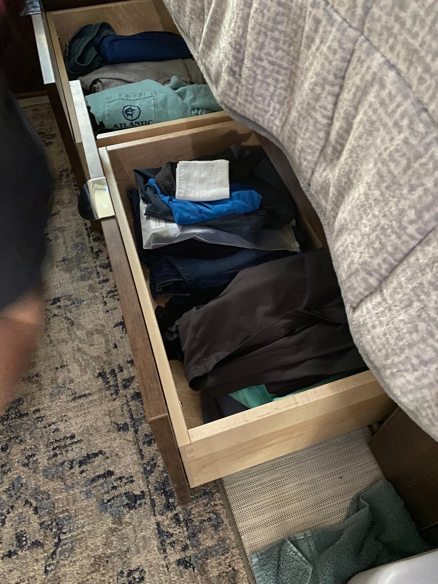 Custom Kitchen Style Solid Maple Drawer image 2