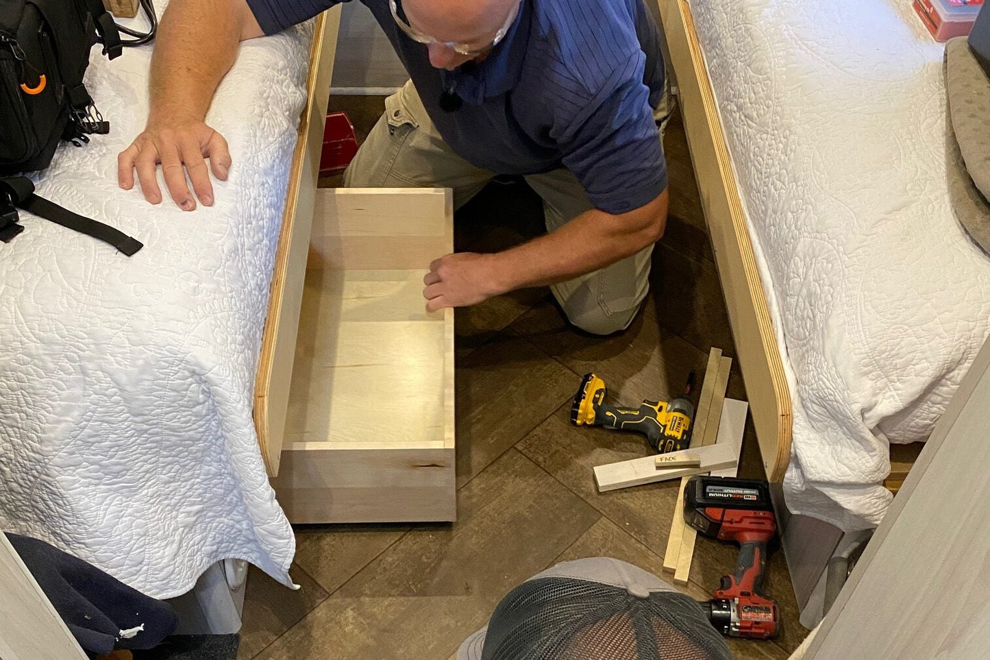 Custom Kitchen Style Solid Maple Drawer image 4