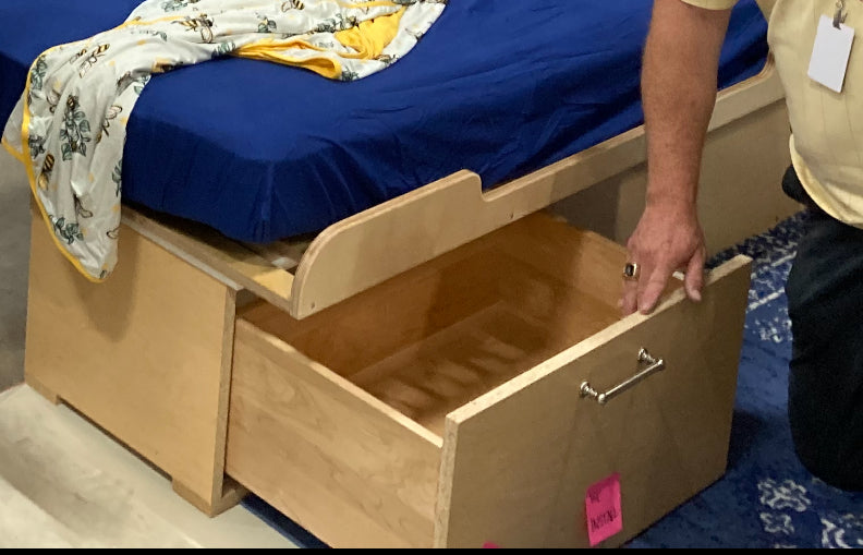 Custom Kitchen Style Solid Maple Drawer image 1